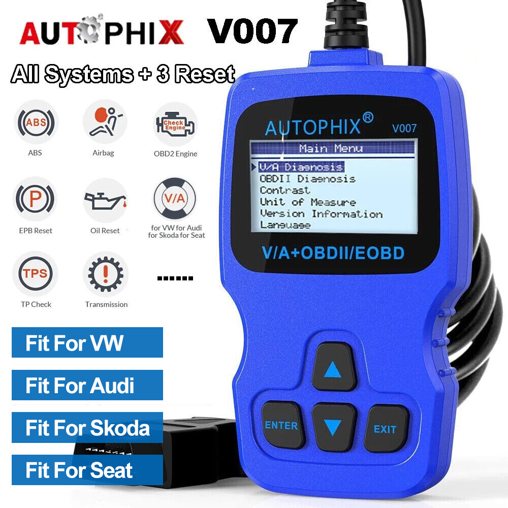 AUTOPHIX V007 Car All System OBD2 Diagnostic Scanner Tool Car EPB OIL TPS Reset