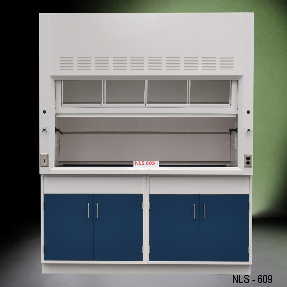 6' Laboratory Fume Hood / Storages Cabinet/ Made in USA /Fisher American E1-672.
