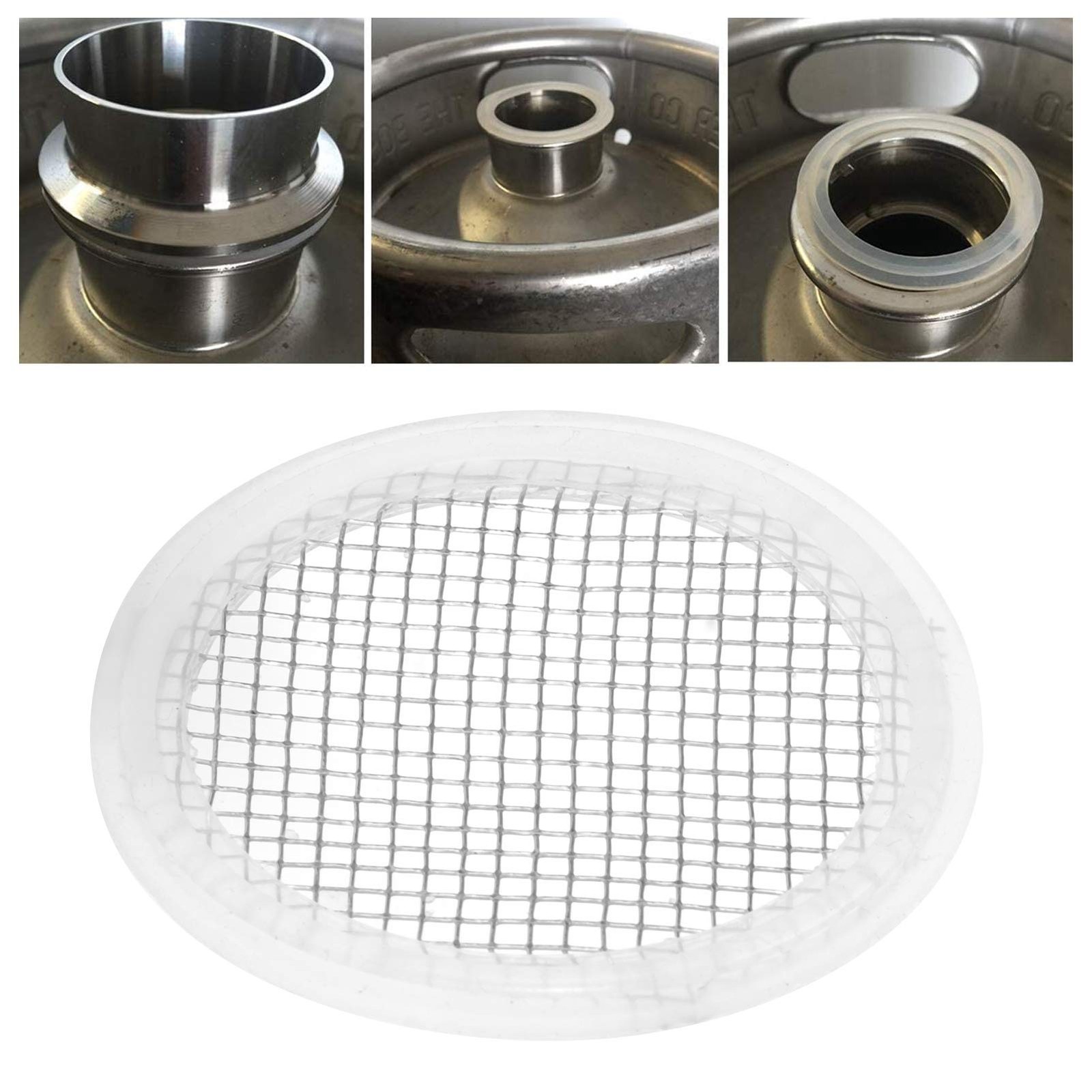 Stainless Steel Gasket Mesh Screen TriClamp Connection 10 Mesh 2 Inch