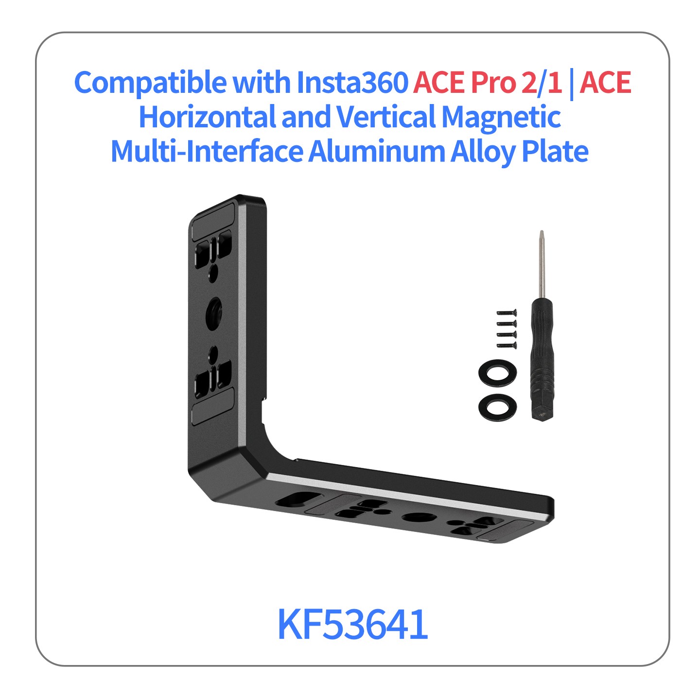 Magentic Base Mount for Insta360 Ace Pro 2 /Ace /Ace Pro L Plate Camera Stand