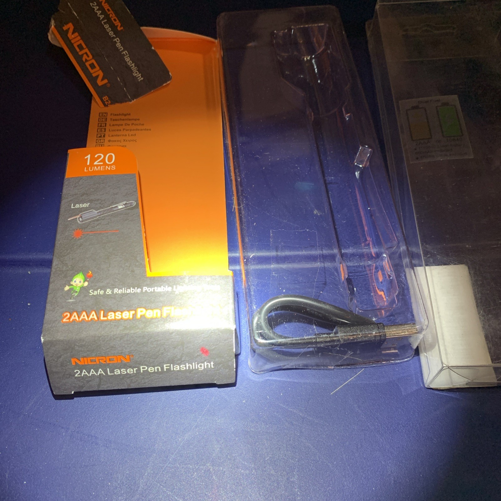Nicron B24 Laser flashlight Pen Light