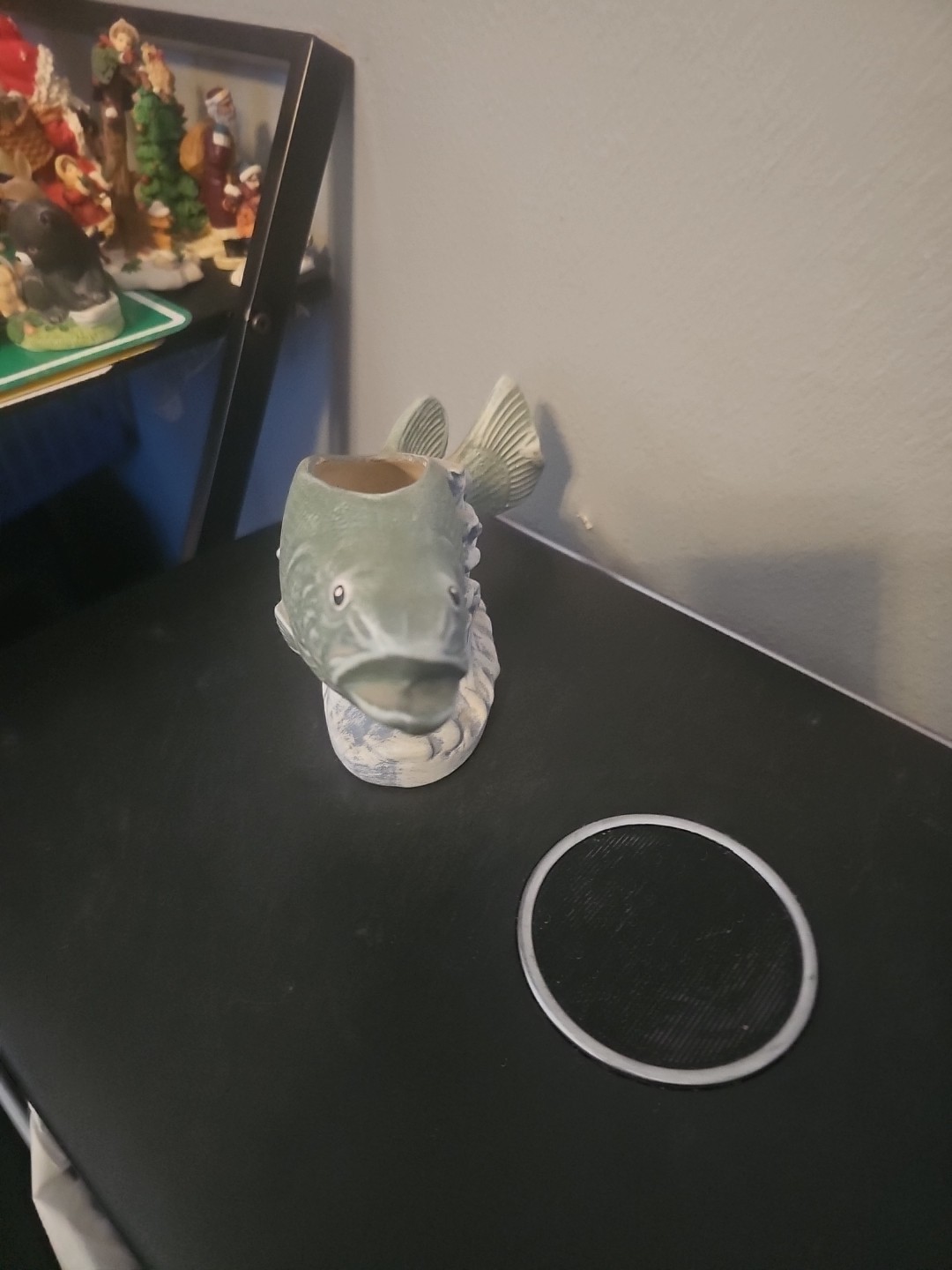 retro ceramics fish plante