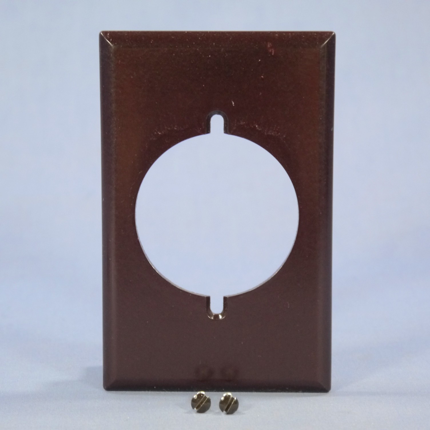 Cooper 2068B Brown 1-Gang Range Cover Dryer 2.156 Receptacle Thermoset Wallplate