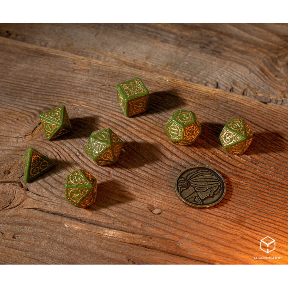 The Witcher Dice Set Triss The Fourteenth Of The Hills RPG Games Q-Workshop New
