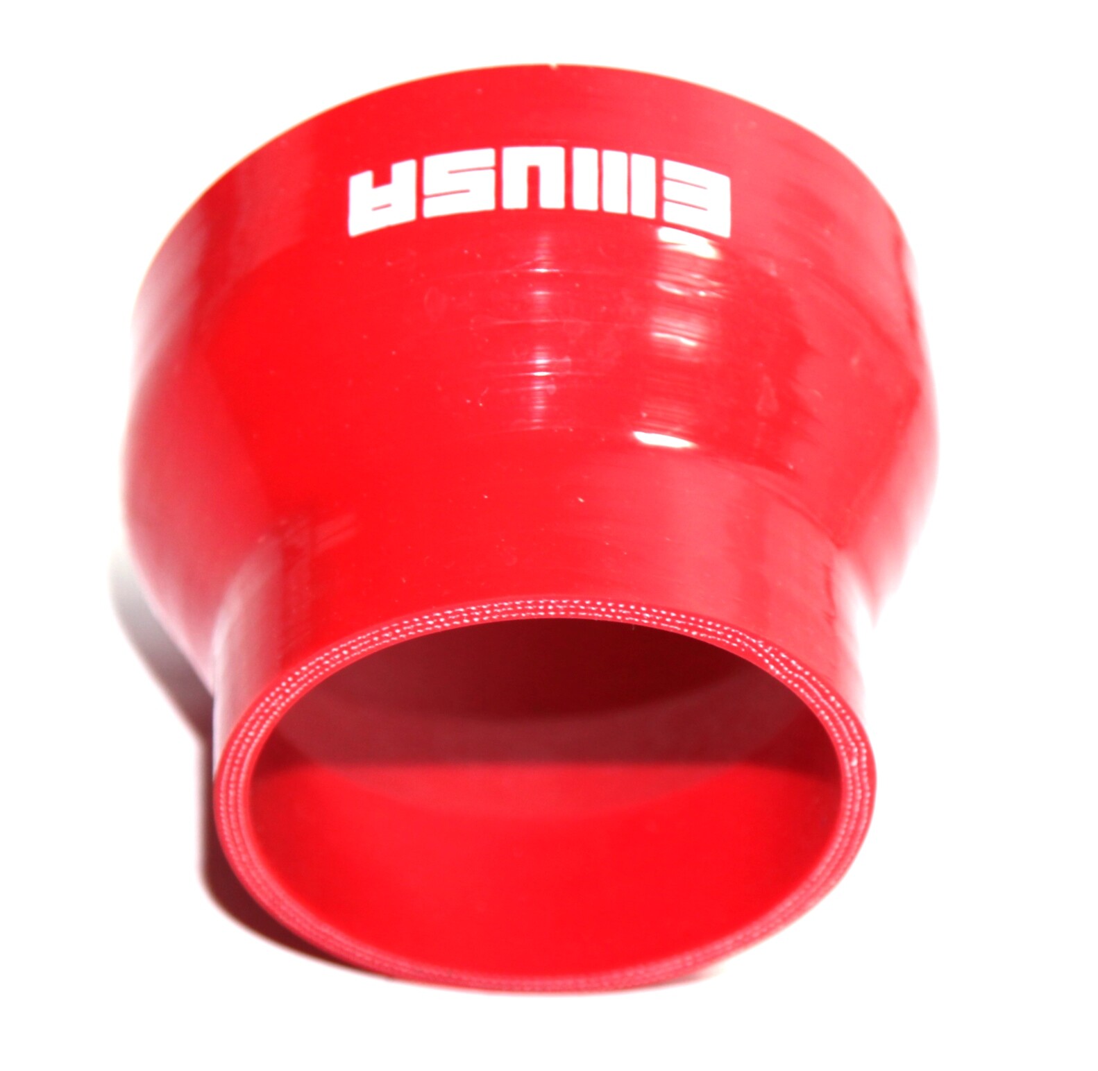 Universal RED 4PLY 1x Straight 3.0"-4.0"ID Silicone+ 2xStainles Steel T-clamp