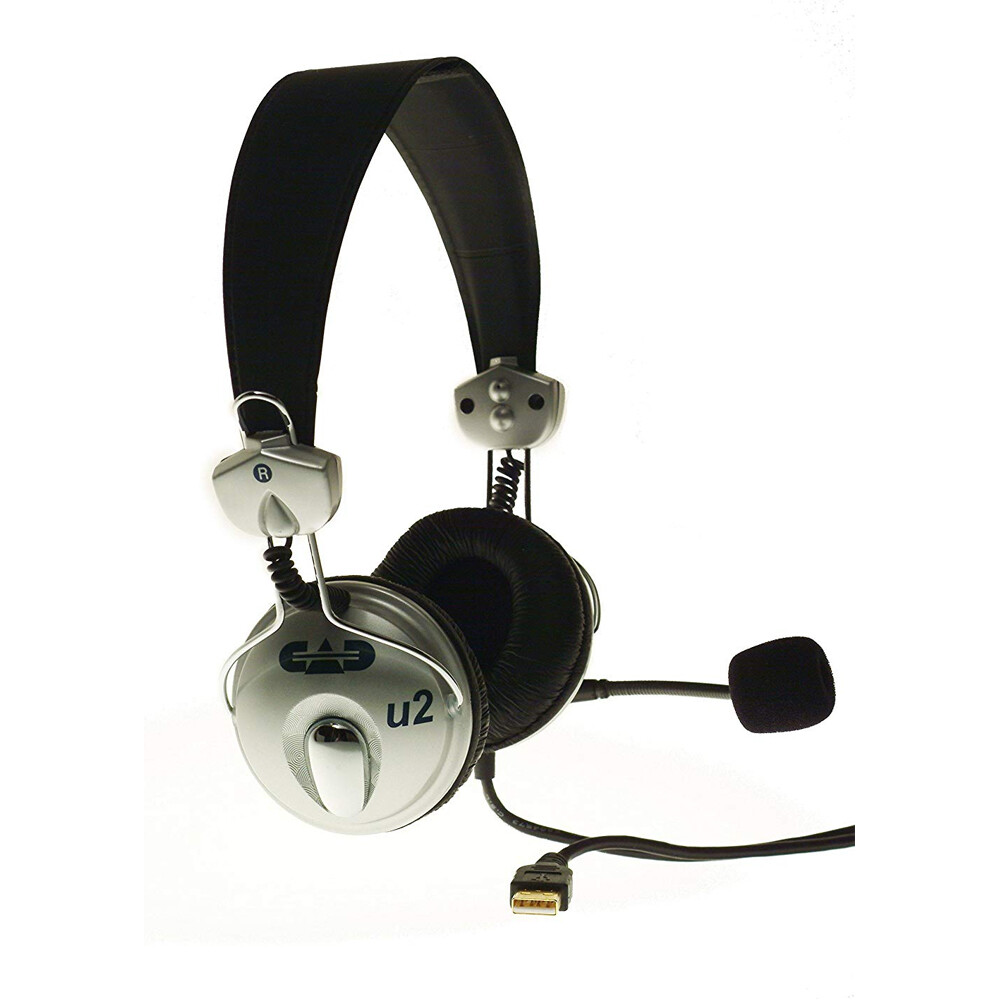 CAD Audio U2 - USB Stereo Headphones with Condenser Microphone