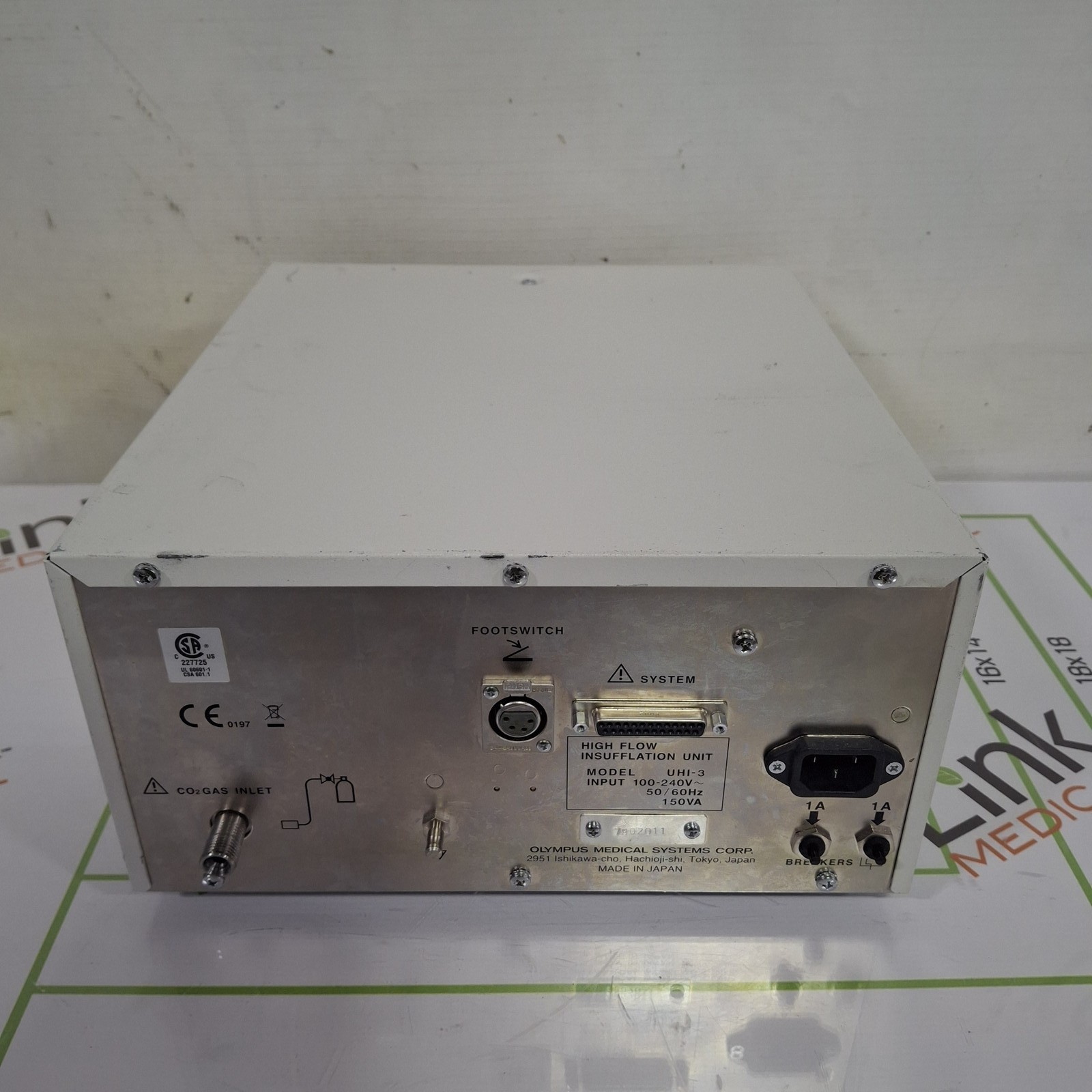 Olympus UHI-3 High Flow Insufflator