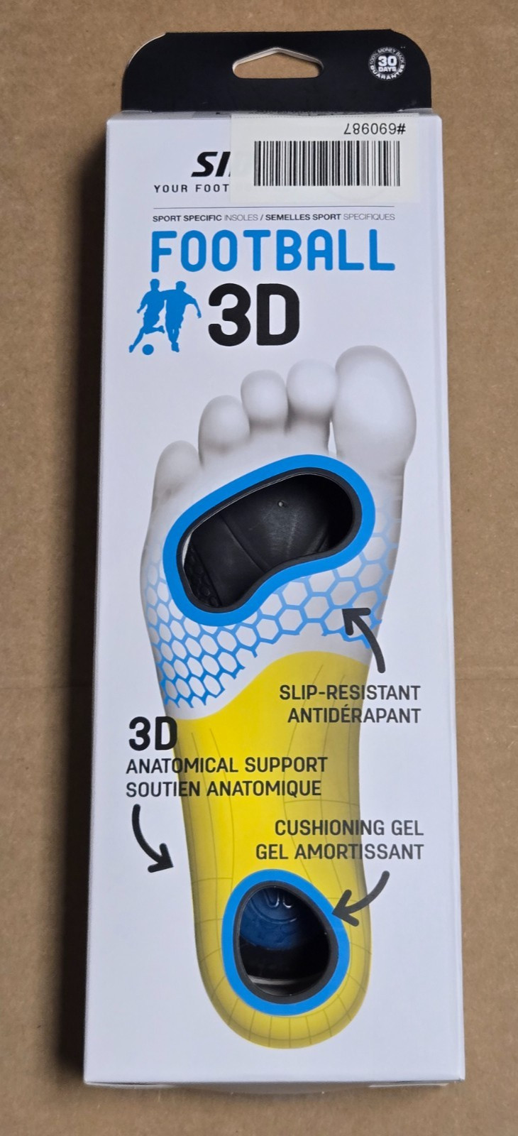 Sidas Sports Soccer Insoles