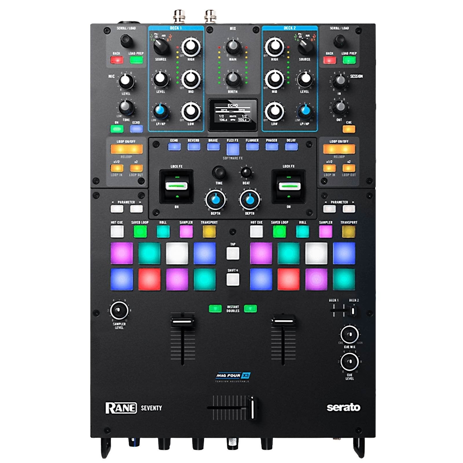 Rane Seventy DJ Mixer + ProX Case Black
