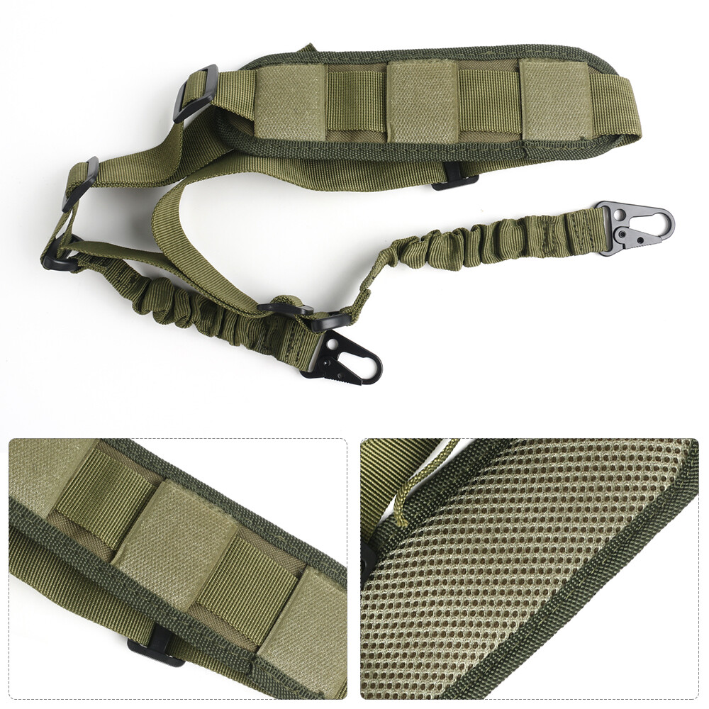 Tactical Quick Release Two-Point Rifle Gun Sling Adjustable with Shoulder Padded