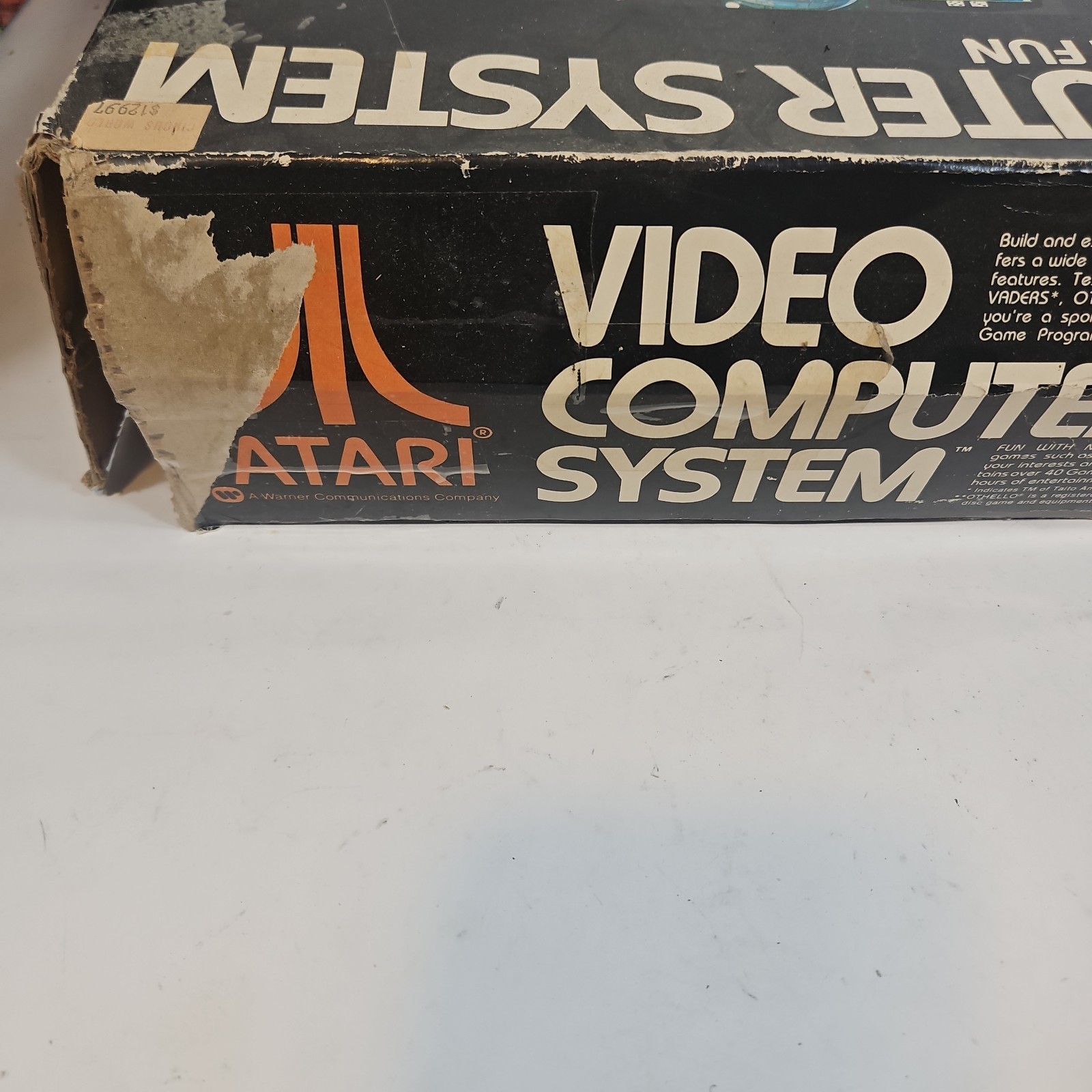 Atari 2600 Console, two sticks, two paddles. With Box. UNTESTED. Model CX-2600A
