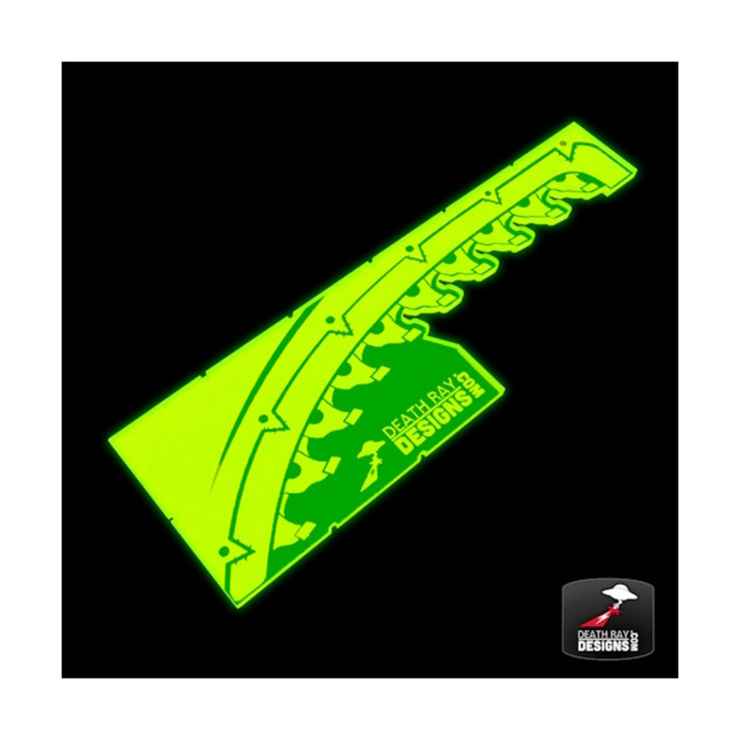 Death Ray De Dice & Suppl  Chain Ripper Movement Widget (Clear Fluorescent New