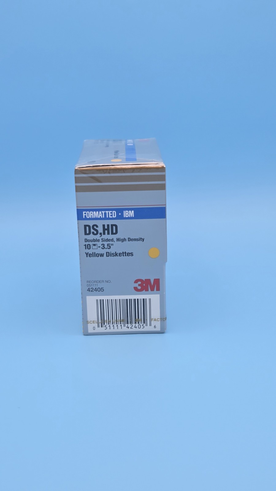 3M Imation IBM Formatted High Density 3.5" Floppy Diskettes COLOR YELLOW