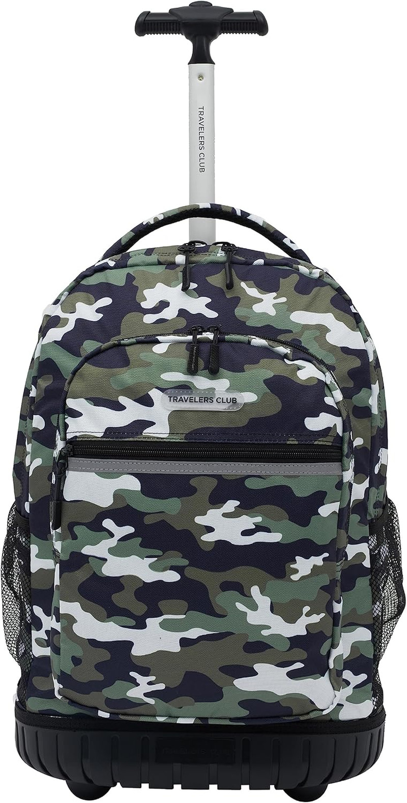 18" Rolling Backpack with Shoulder Straps, Camo