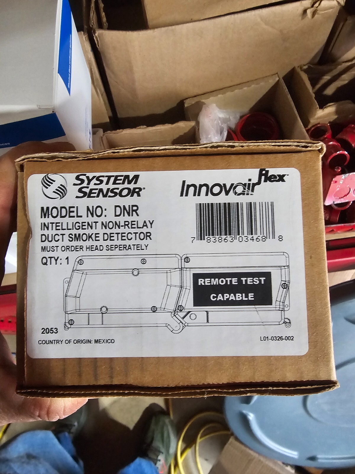 System Sensor Innovair DNR Intelligent Non Relay Duct Smoke Detector