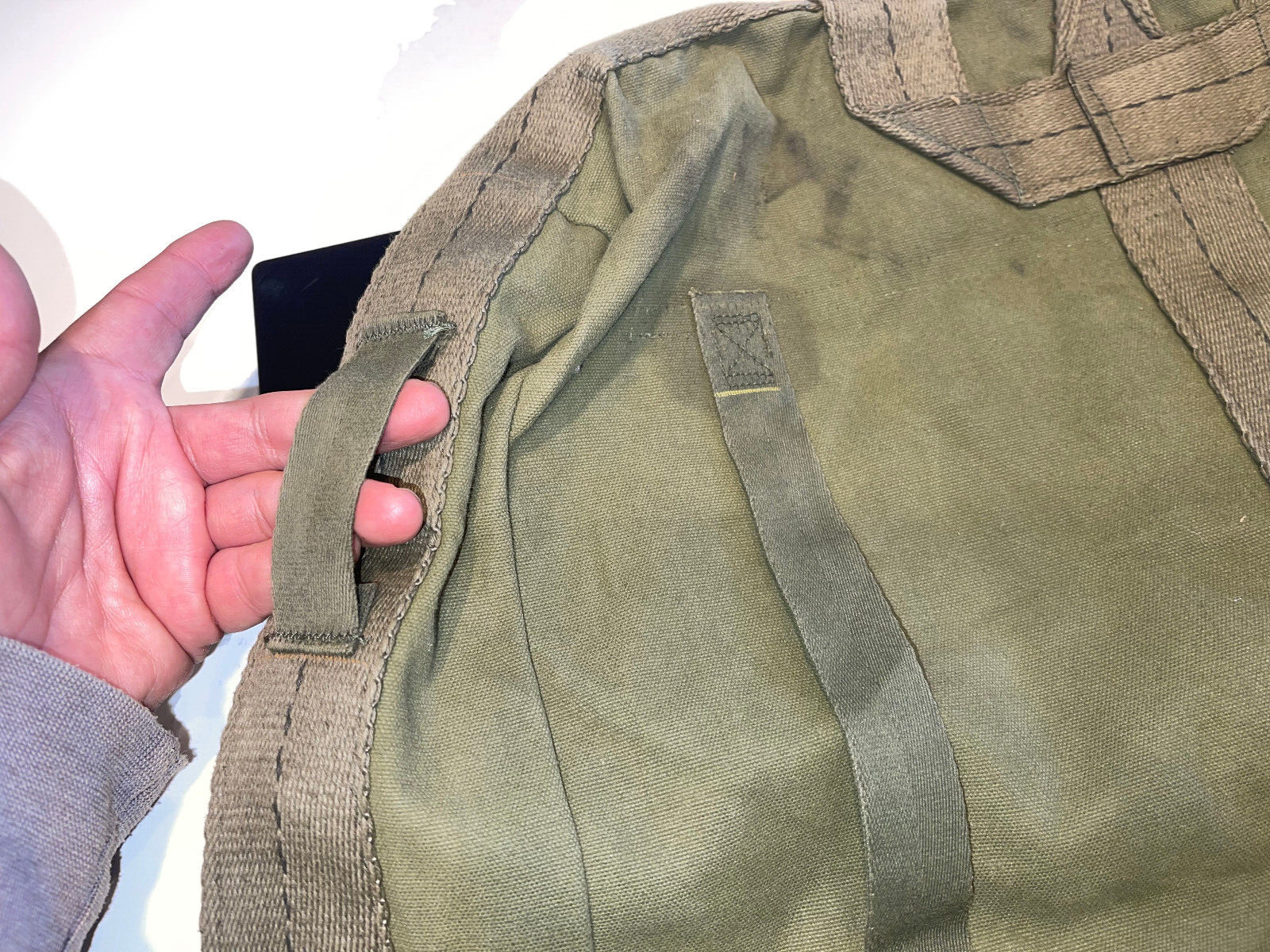 VIETNAM ERA 1971 Parachute Deployment Bag Pioneer Recovery Systems No.11-1-561