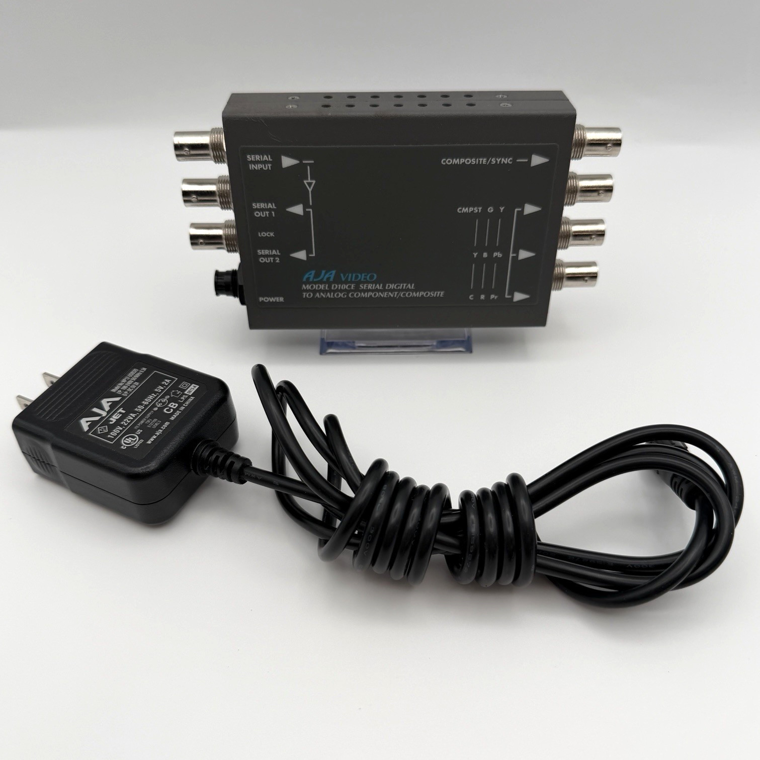 AJA Video D10CE Serial Digital to Analog Video Mini Converter ~ Clean & Tested