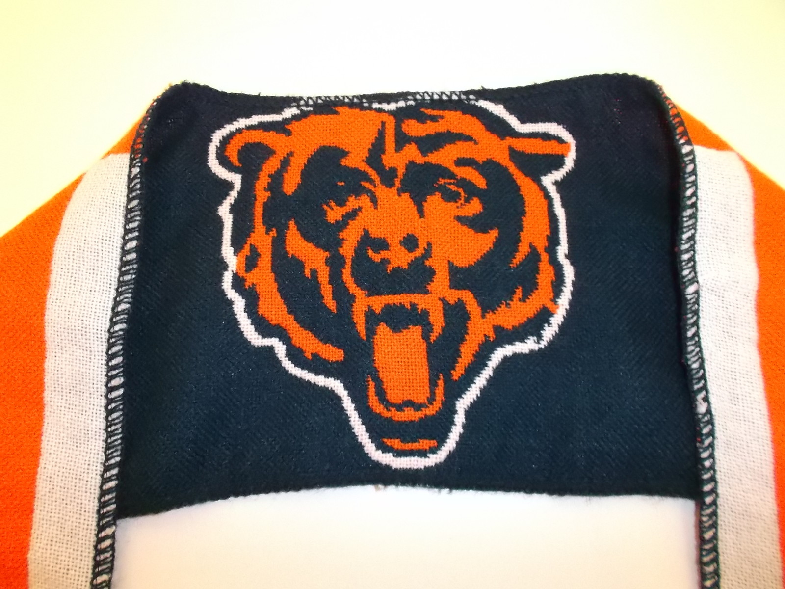 CHICAGO BEARS STRIPED WINTER KNIT SCARF CHASE EXCELLENT!