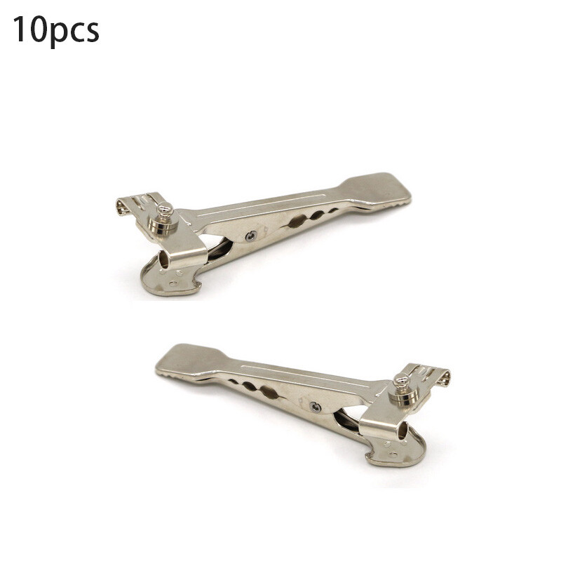 Alligator Electrode Clip Universal Connection Snap Veterinary EKG/ECG,10 Pcsset