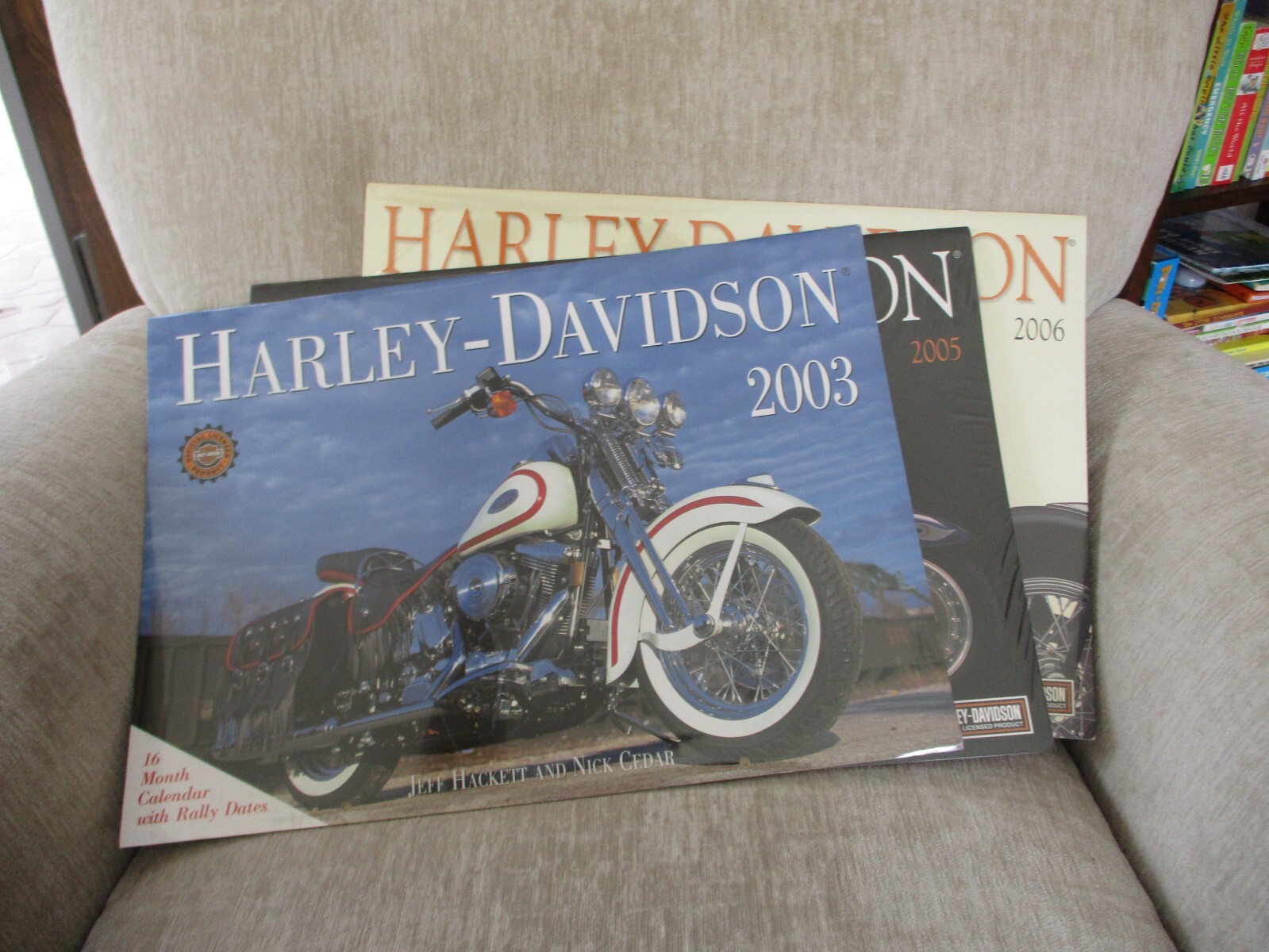 2003, 2005, 2006 Harley Davidson Motorcycle Vintage Bikes Calendars Large