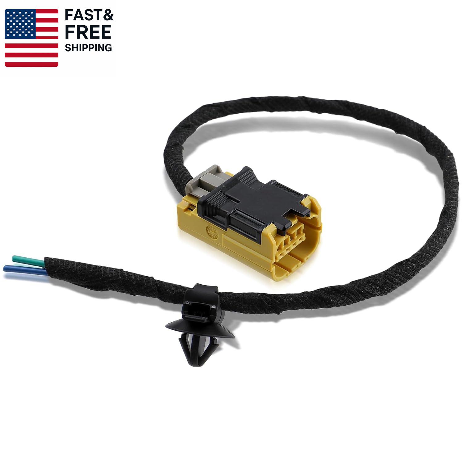Front Impact Sensor Pigtail Connector Plug Wiring Harness Compatible with Hond