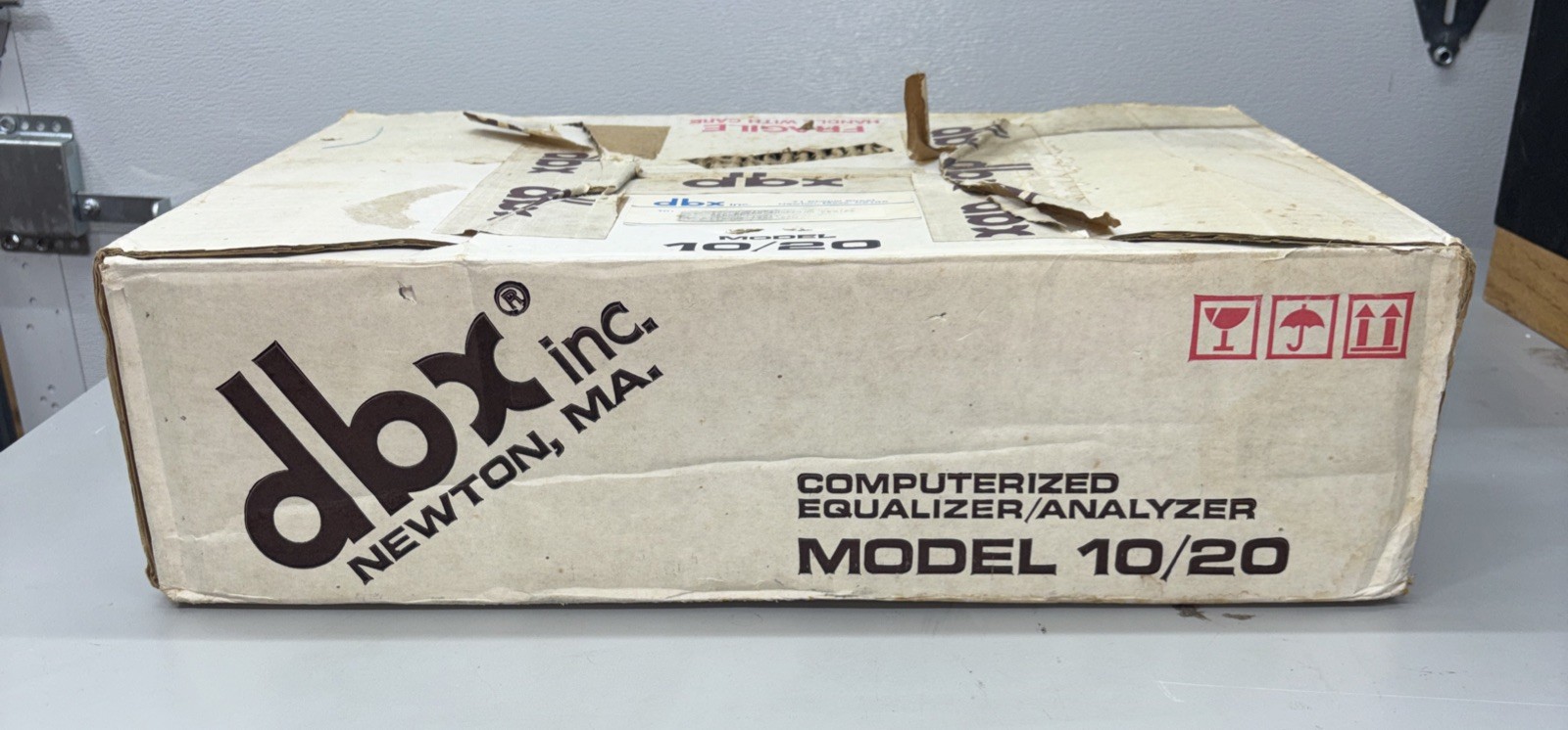 DBX 10/20 Computerized Equalizer Analyzer W/ Box - Studio Use - Works Great