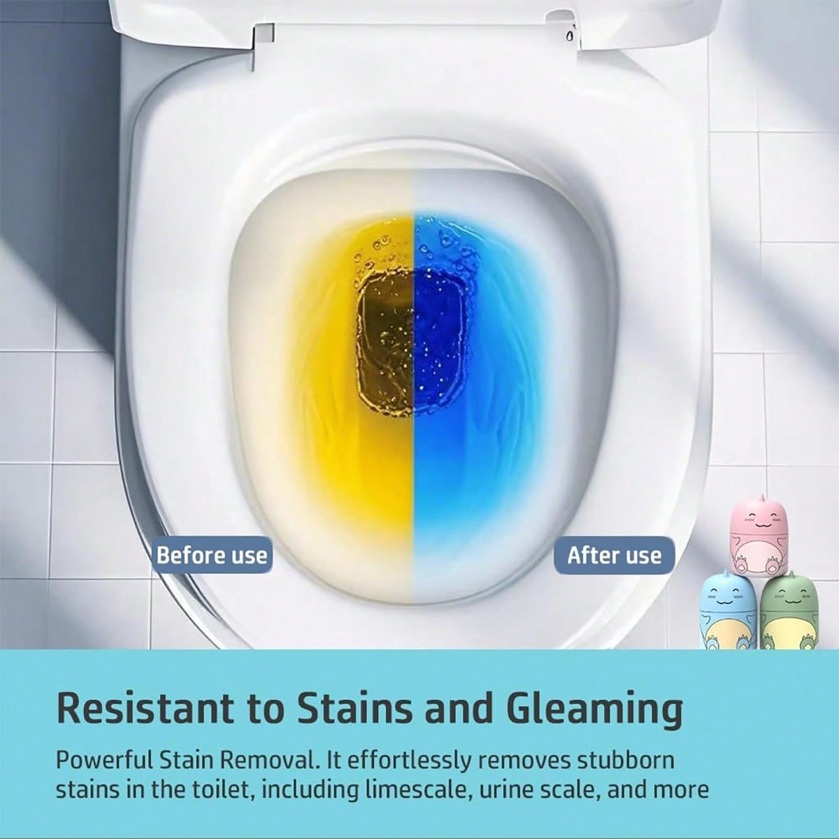 Magic Toilet Cleaning Bottle,Cute Dinosaur-Shaped Toilet Bowl Cleaner Bottles 🔥