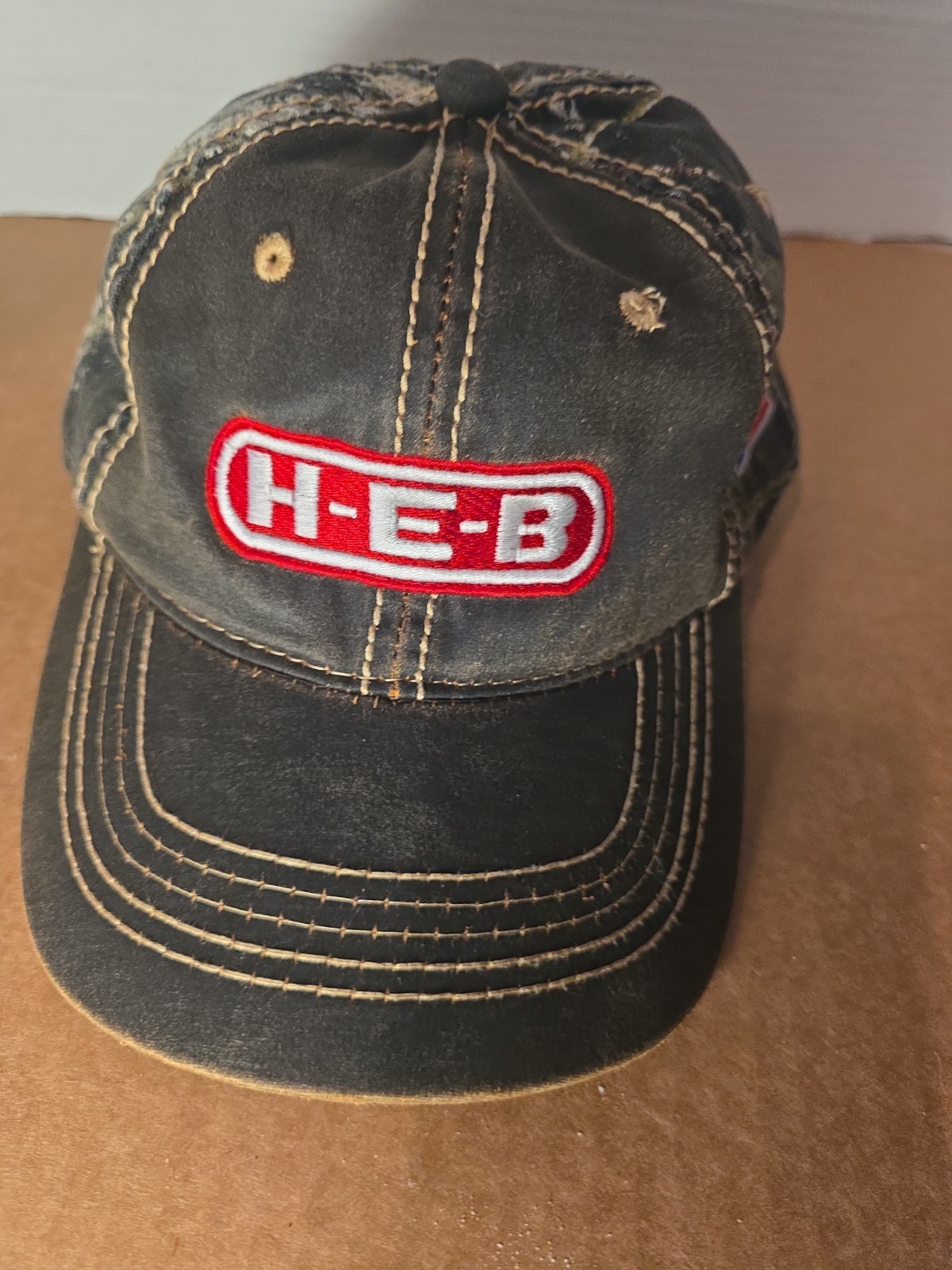 HEB Grocery Store Snapback Camo Hat