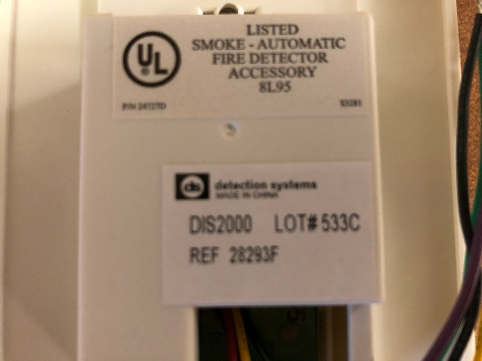 Detection Systems DIS2000 Remote Test Indicator Plate