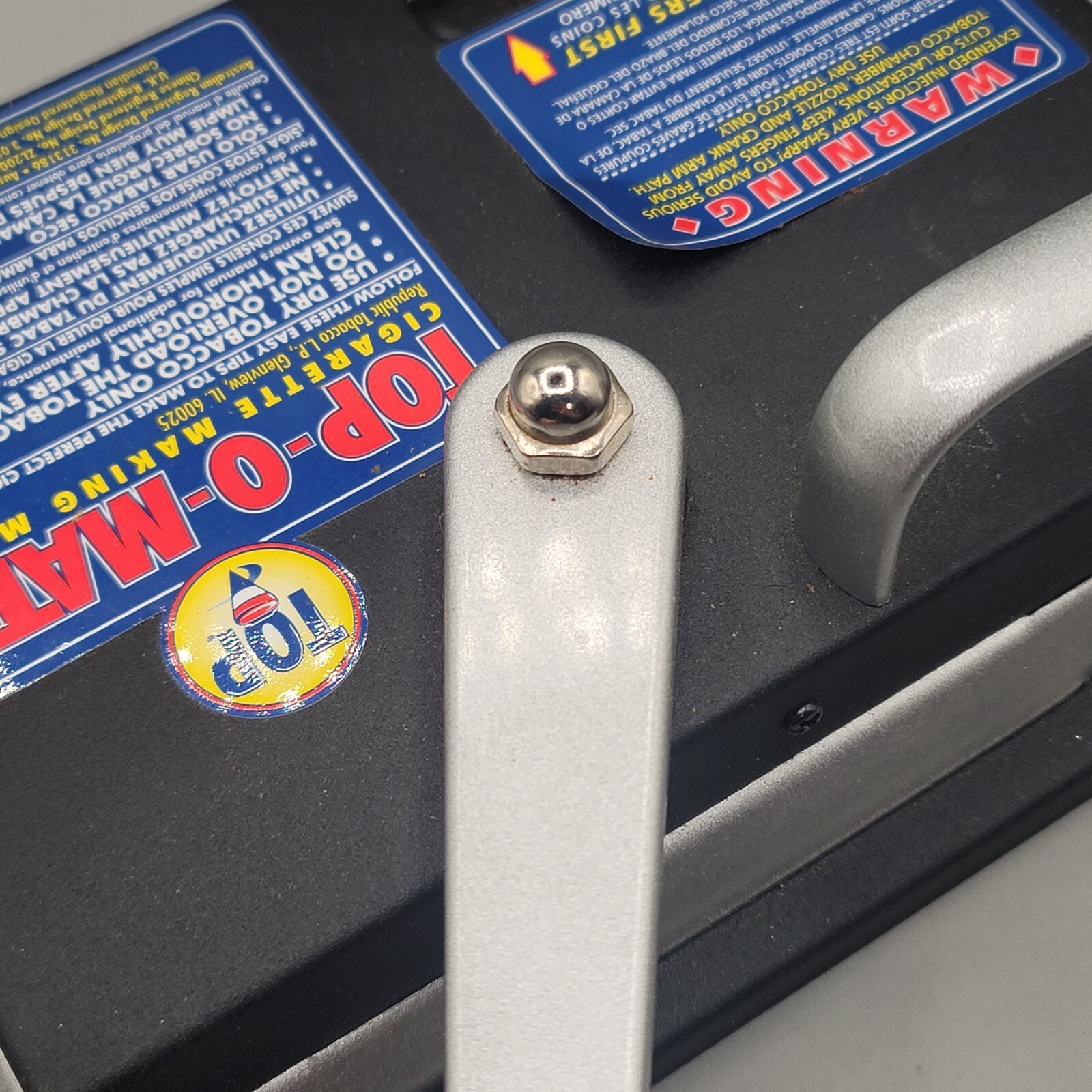 TOP-O-Matic Cigarette Rolling Machine Makes King Size or 100mm In Box