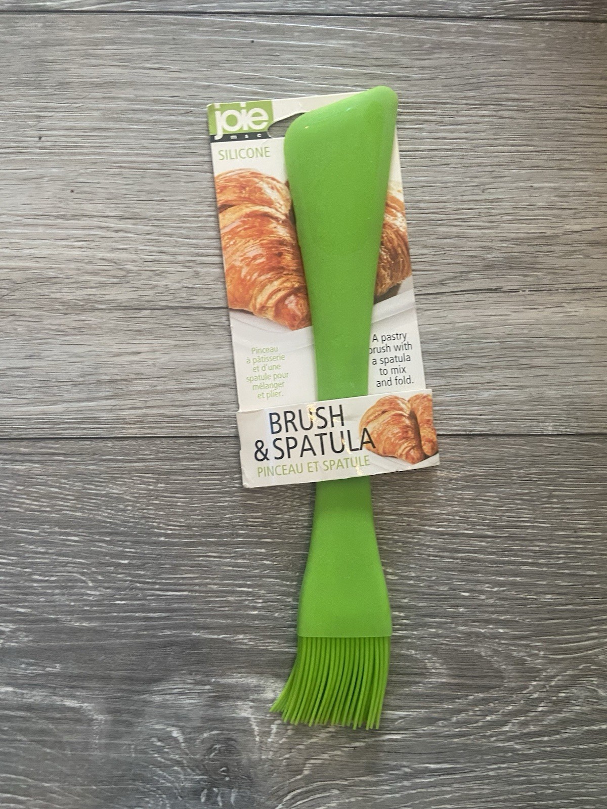 + Joie Basting Brush and Spatula green silicone Nice! Convenient! New!