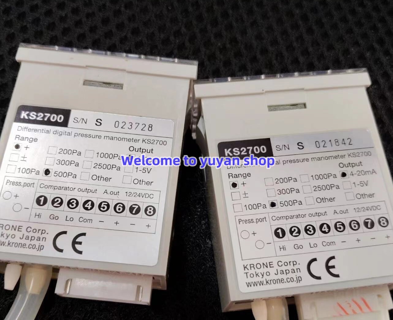 1pc USED KRONE KS2700 Differential digital pressure manometer TESTED #VG3S CH