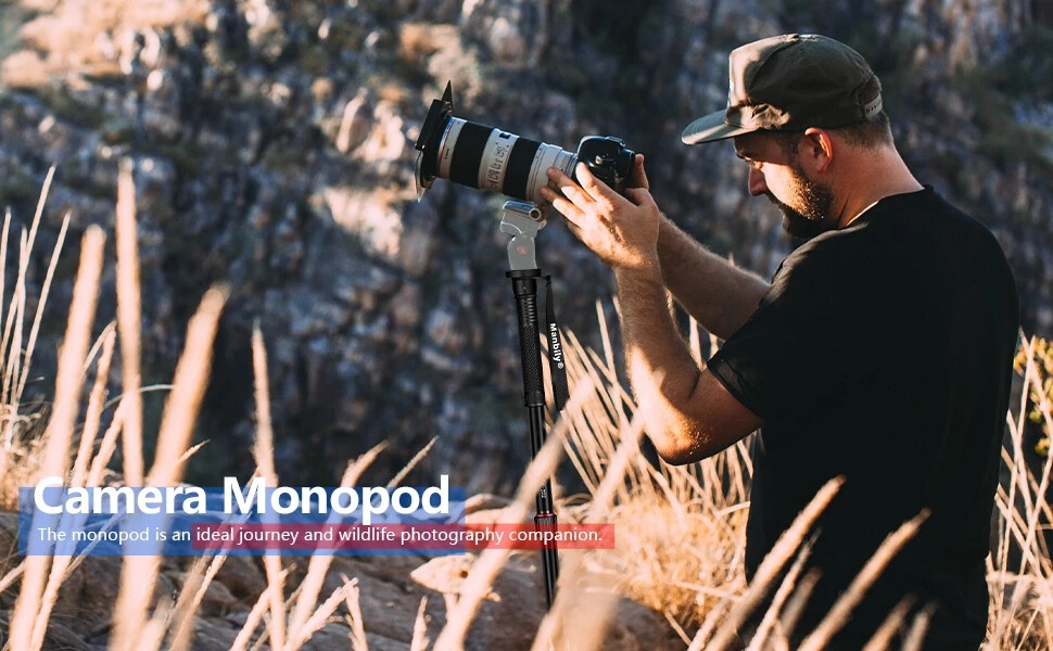 US Manbily Camera Monopod, E-222 (Red&Black）NEW ARRIVAL