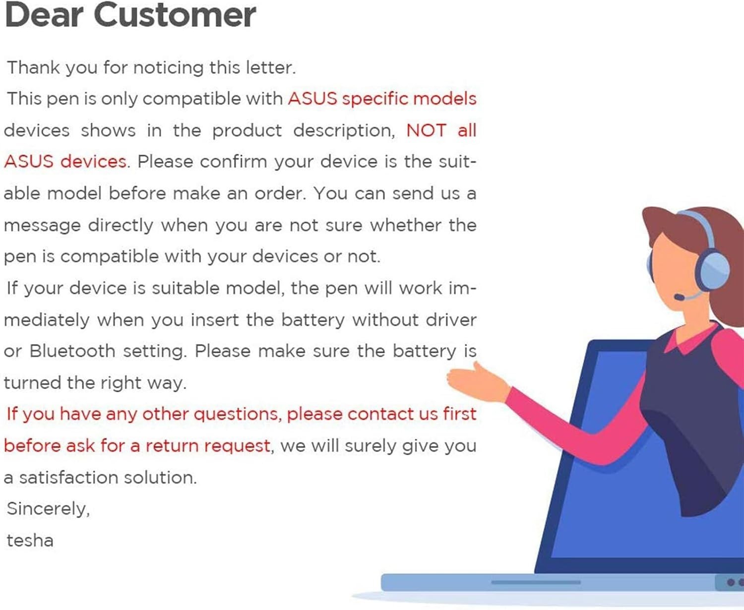 ASUS Active Stylus Pen, 1024 Pressure Sensitivity^