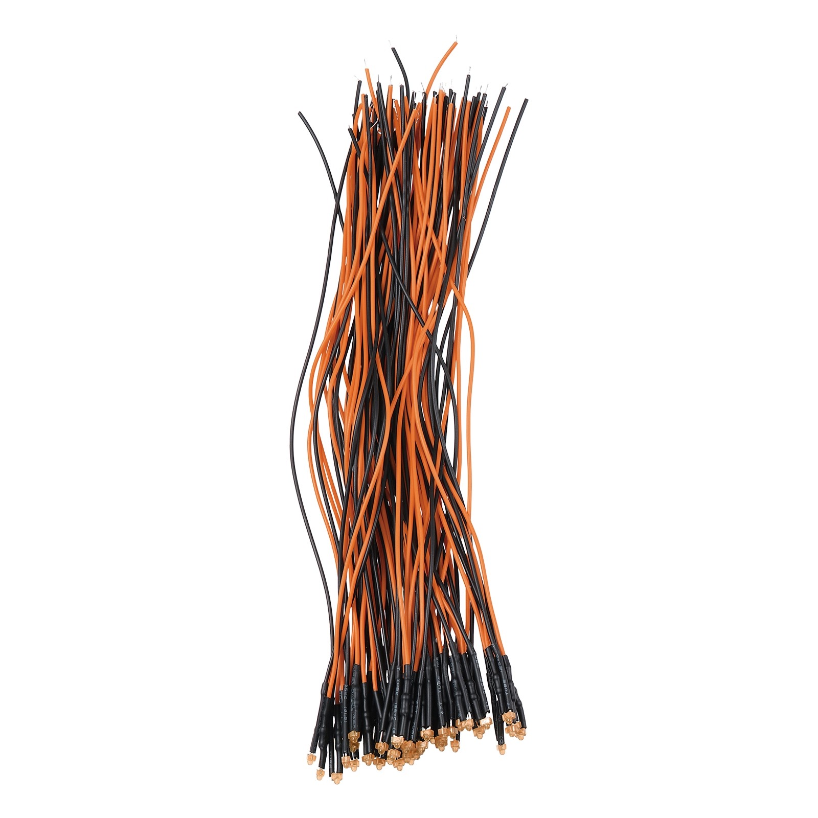 50pcs 1.8mm LED Diode Lights, Orange Light DC 12V for Electronics