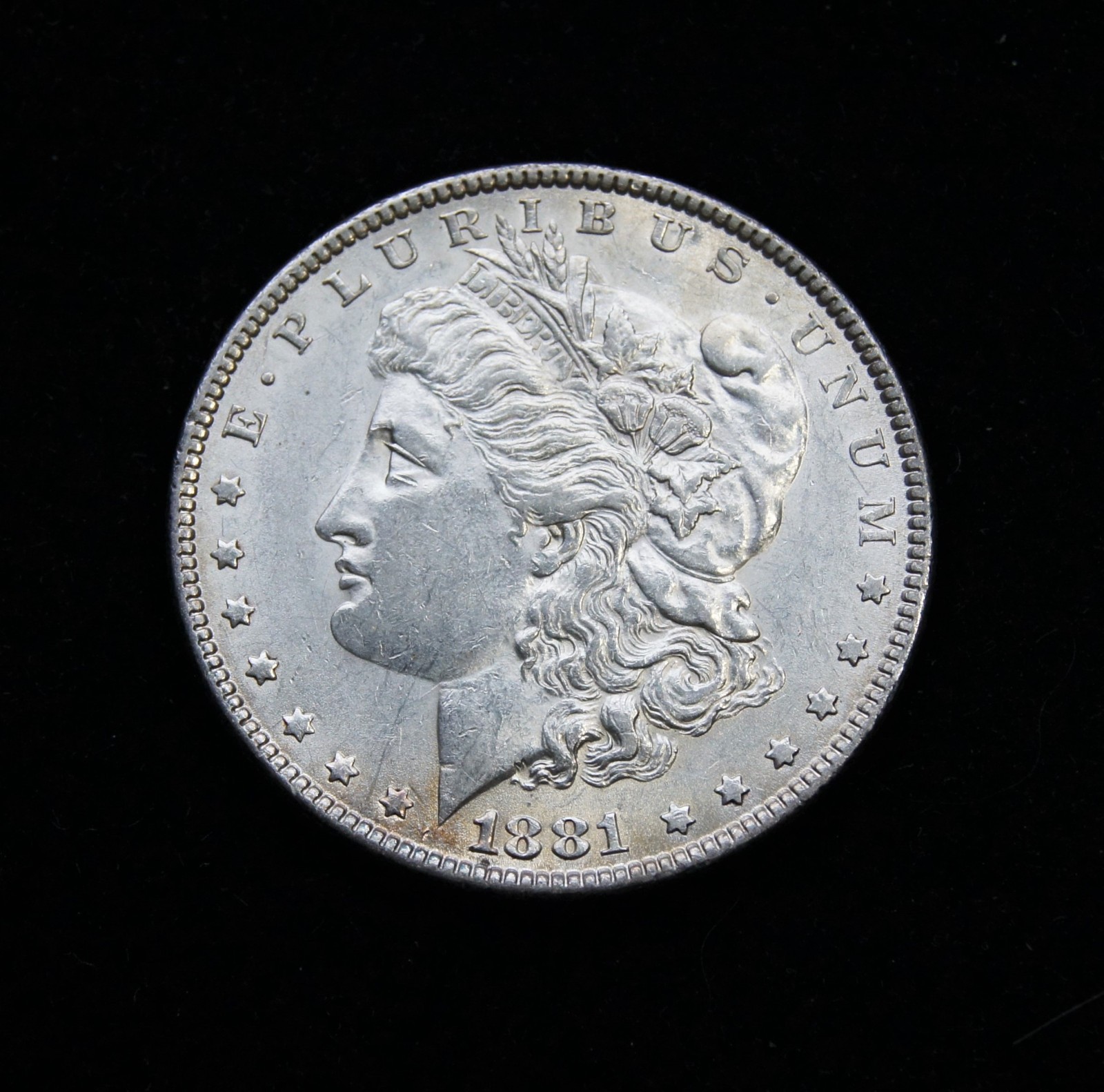 1881 Morgan Dollar  AU+