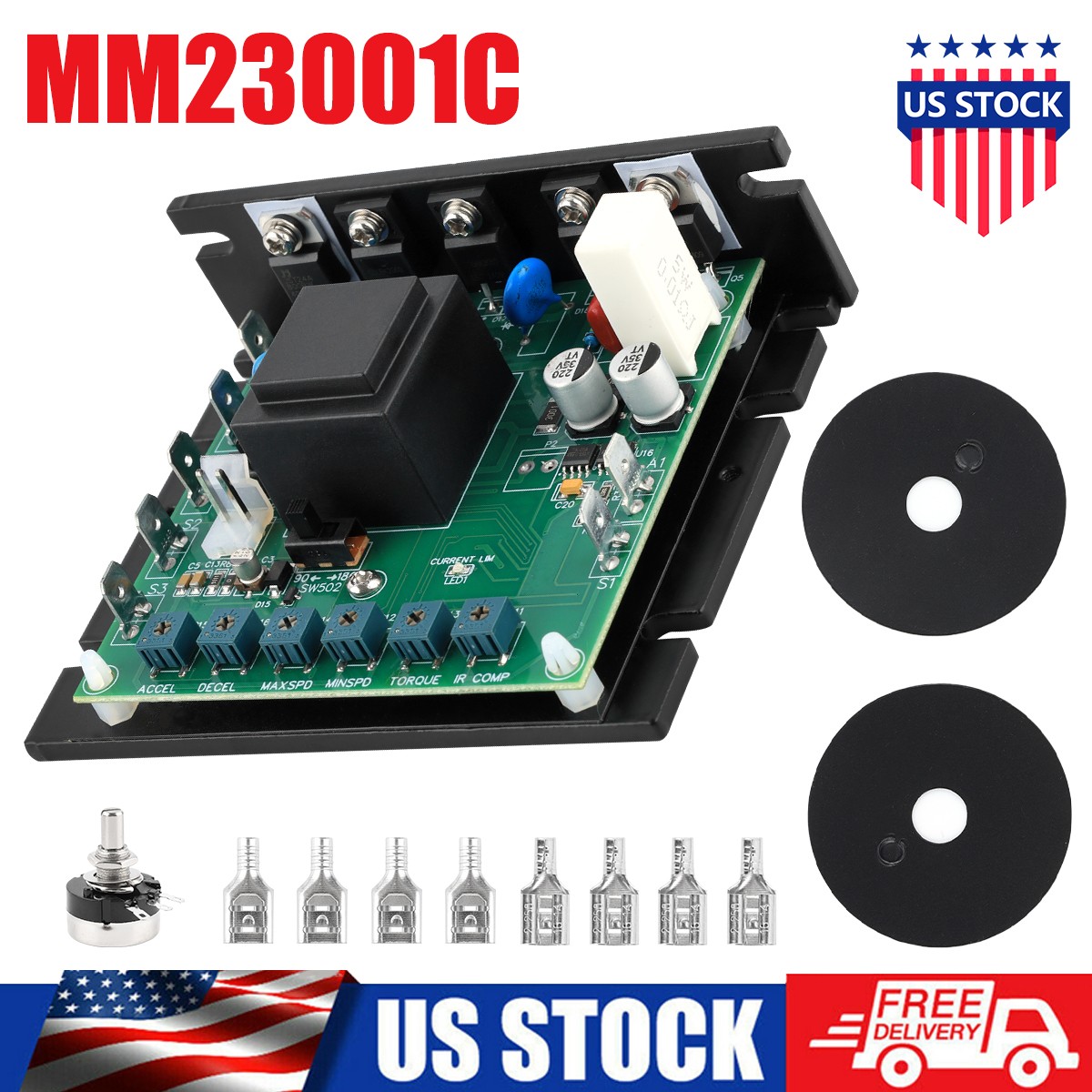 For Minarik MM23001C DC Motor Variable Speed Control Module 115/230V 11-2269 ...