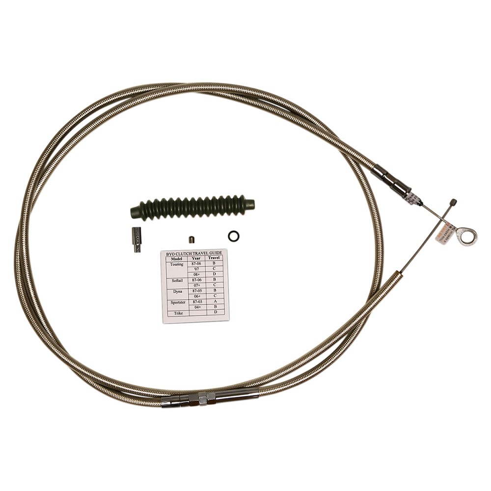 Magnum BYO Build Your Own Clutch Cable Kit - Stainless Steel - 398313