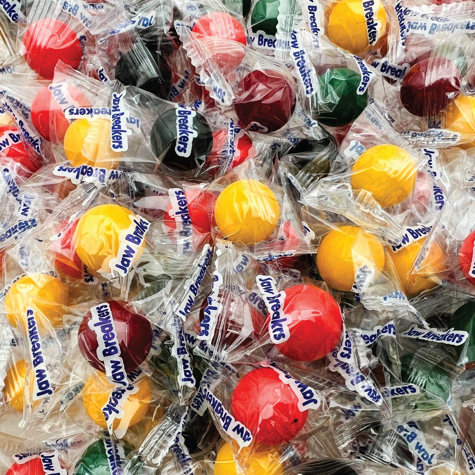 Jaw Breakers - 2 Pound Bulk Pack (About 170 Count) - Assorted Fruit Hard Cand...