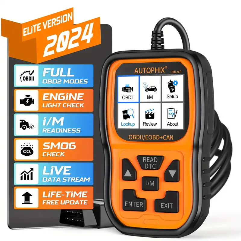 AUTOPHIX OBD2 Scanner Enhanced OM126P Vehicle Code Reader Auto Diagnostic Scan