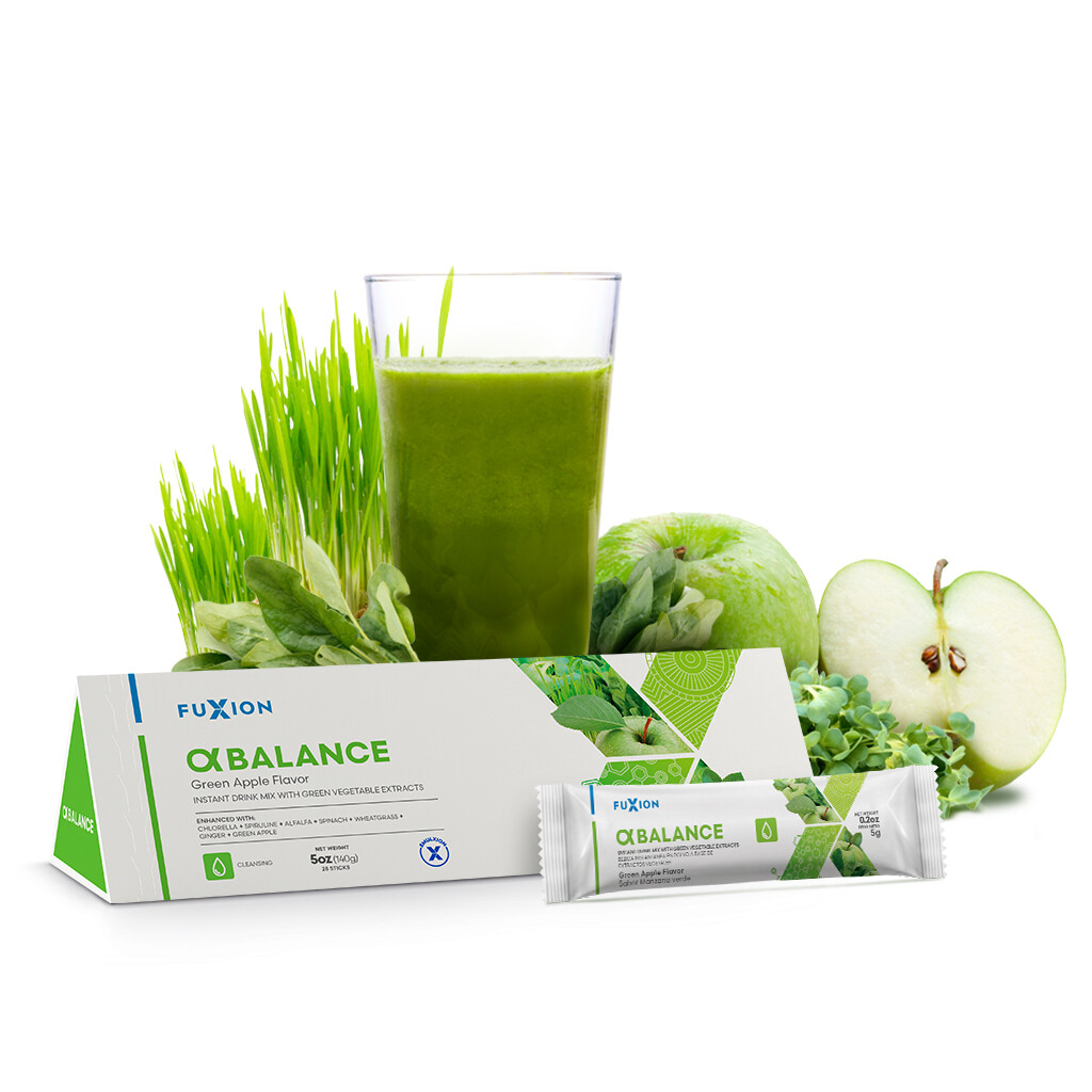 NEW!!!-FUXION ALPHA BALANCE NATURAL TEA CLEANSE-28 STICKS-FREE SHIPPING