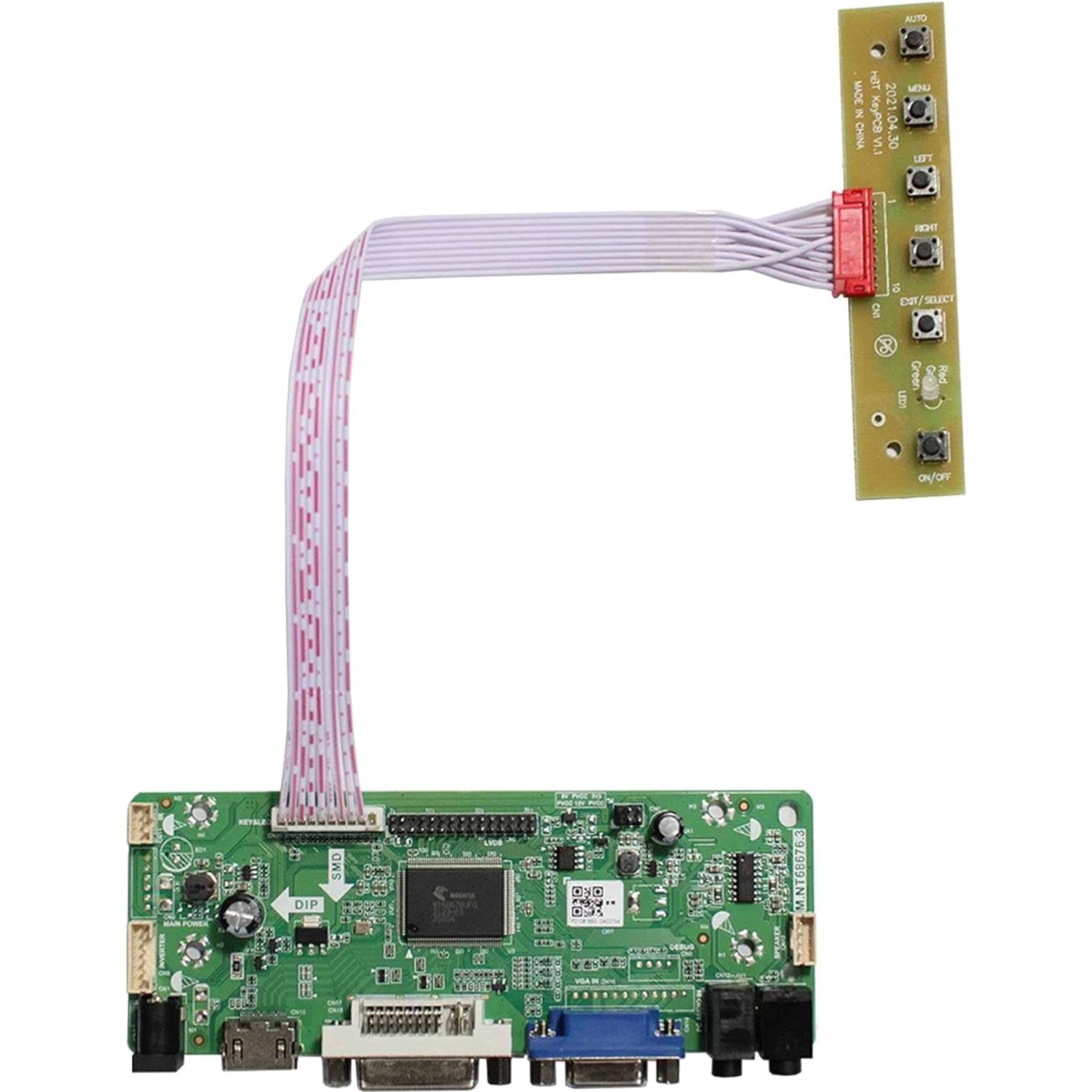 DVI VGA LCD Controller Board for 17" Screens - Fix DV170YGM/N10 Cut-off Issues