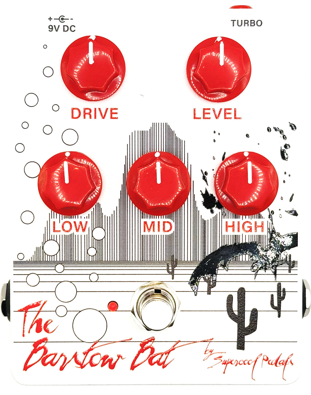 Supercool Pedals The Barstow Bat Distortion Pedal