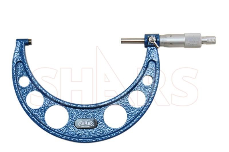 Shars 0-150mm 0.01mm Graduation Solid Metal Frame Micrometer Set R}