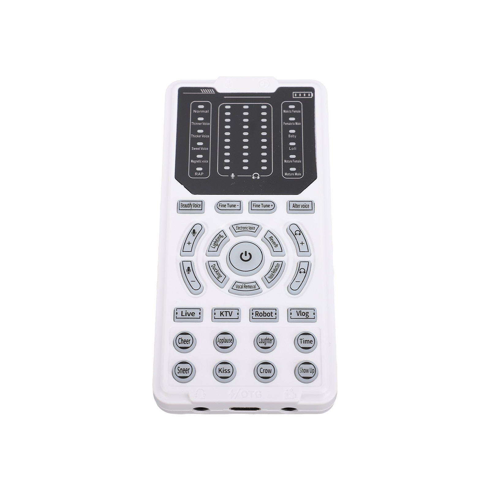 Voice Changer Portable Voice Changer Device With Headphone Microphone 15 RUWE