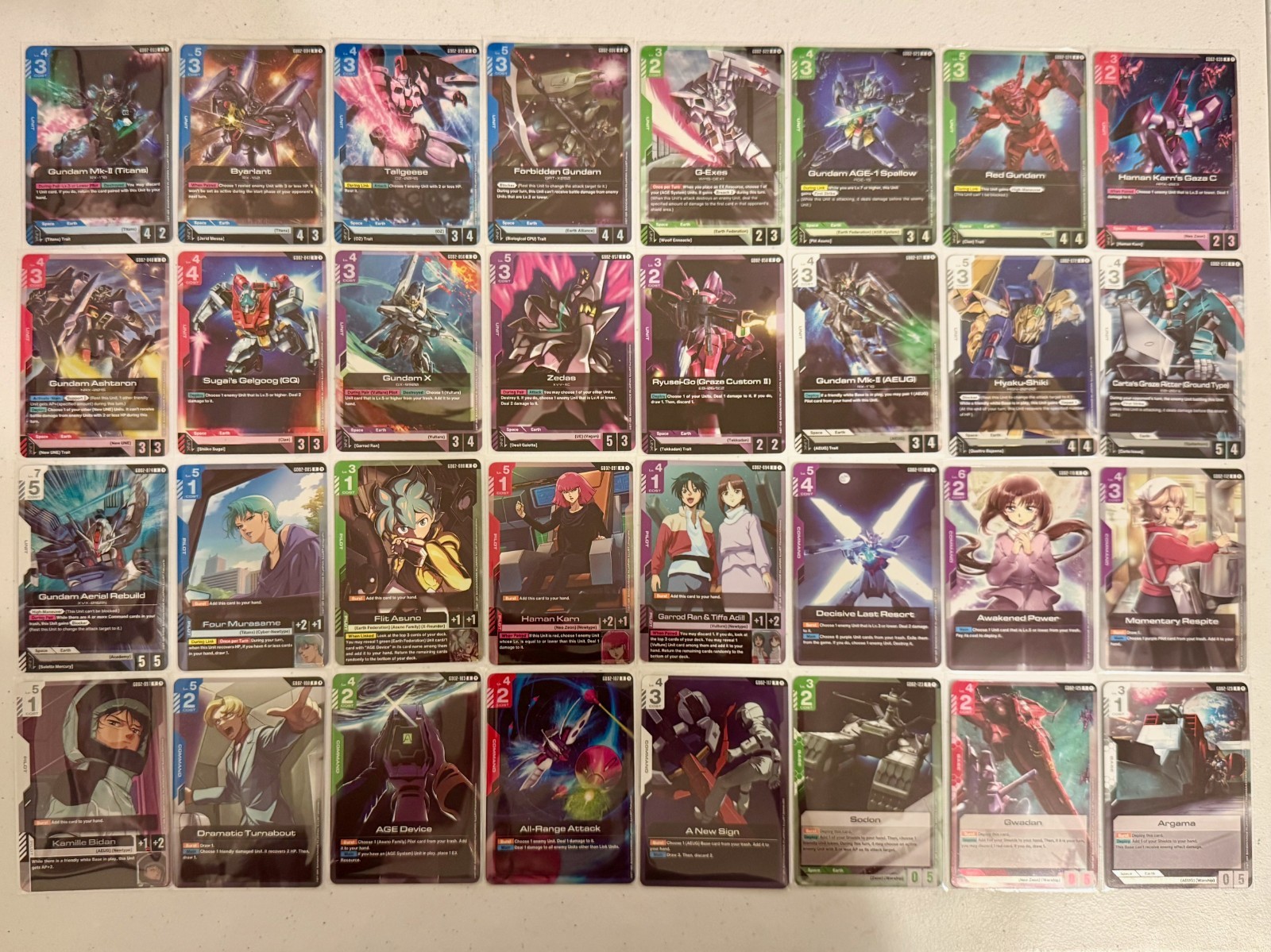 Gundam Card Game GD02 Dual Impact "You Pick" Rare Cards Up to 50% off *READ*