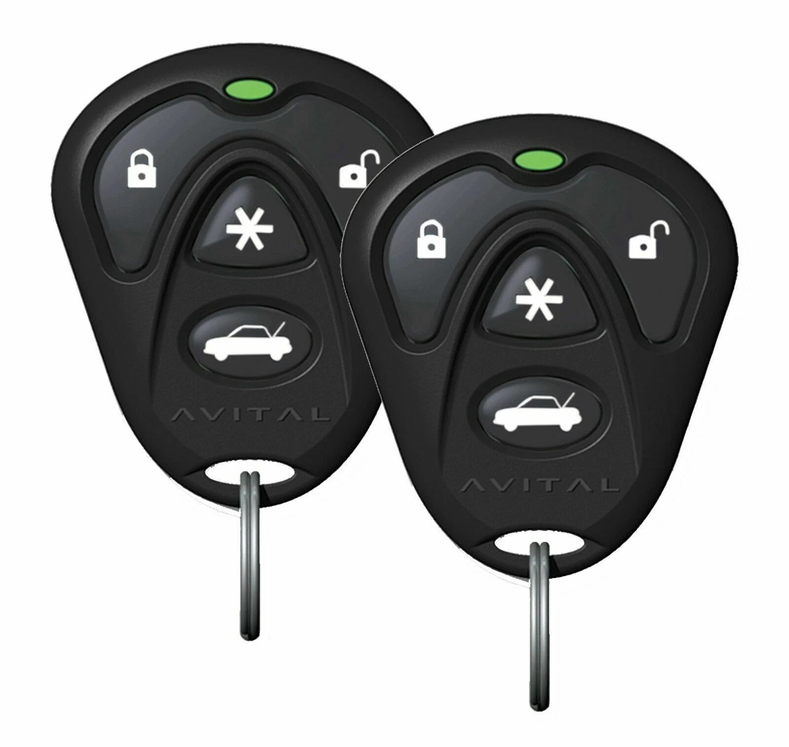 Avital 4105L Remote Start Keyless Entry 1500 Ft Two 4-Button Remotes D2D NEW
