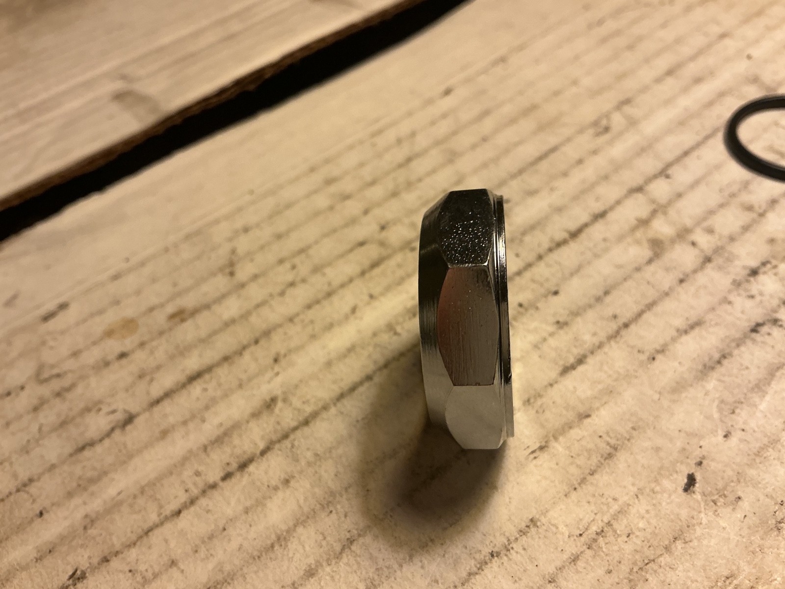 Specialized Bicycle 1" chrome headset locknut