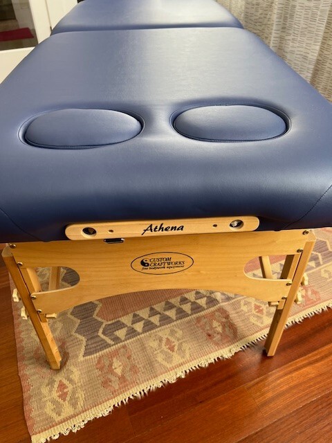 Custom Craftworks Athena Massage Table Ultra Leather Touch Response Memory Foam