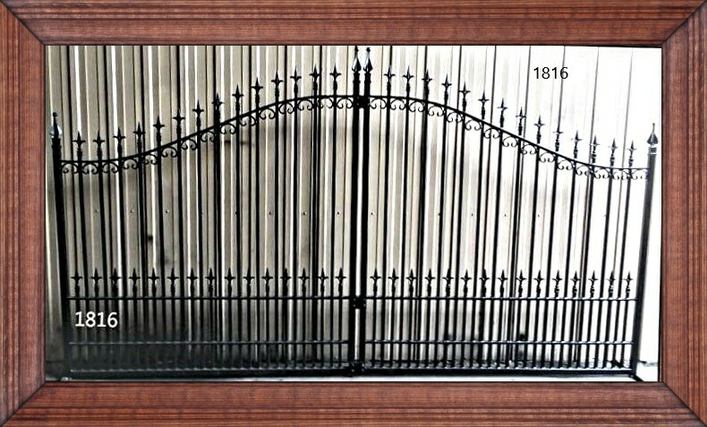 On Sale! #1816 Steel Iron Metal Driveway Gate 12-14'  Home Residential Security